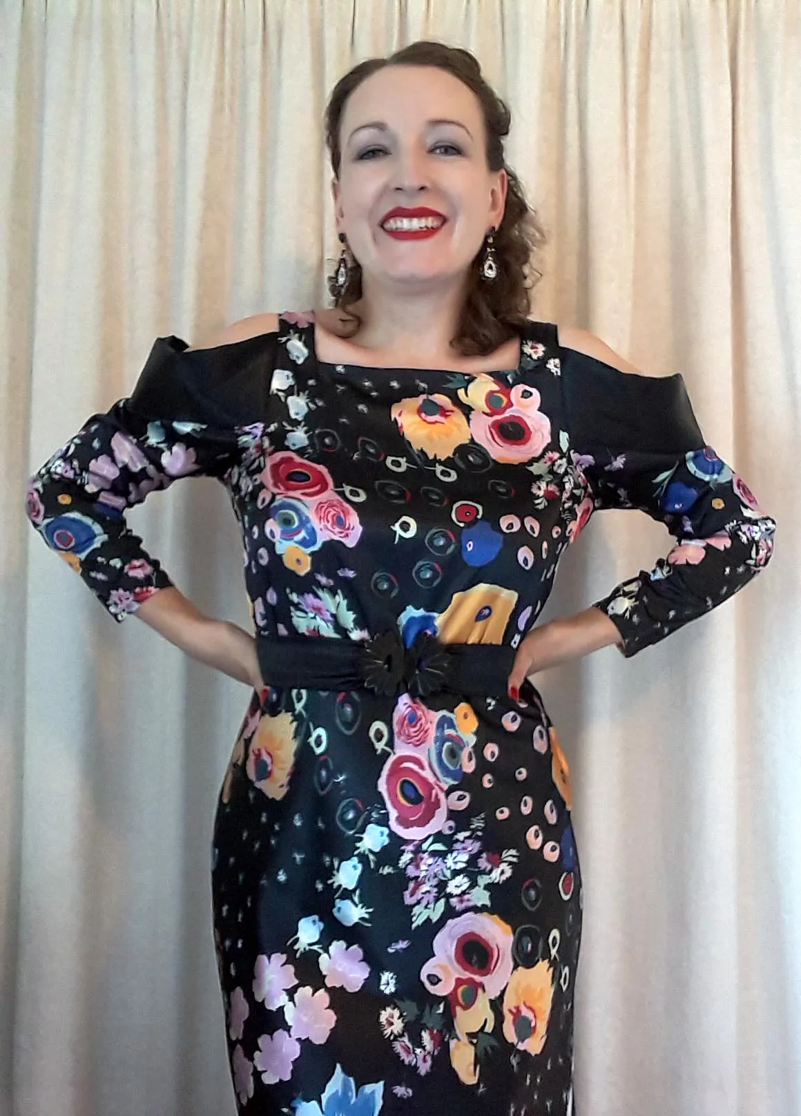 1934 Evening Gown or Long Sun Dress E30-3949