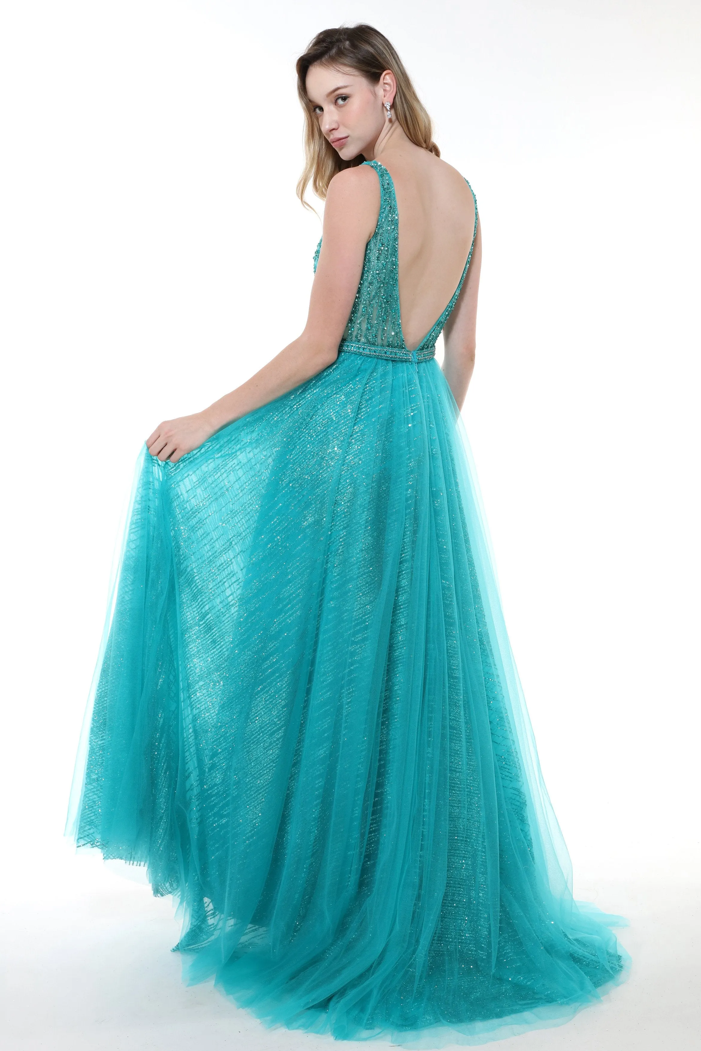 34518 Prom Dress Red, Jade