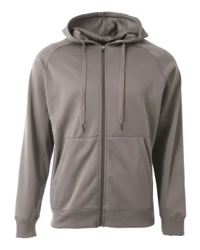 A4 N4001 Agility Tech Fleece Hoodie - Graphite