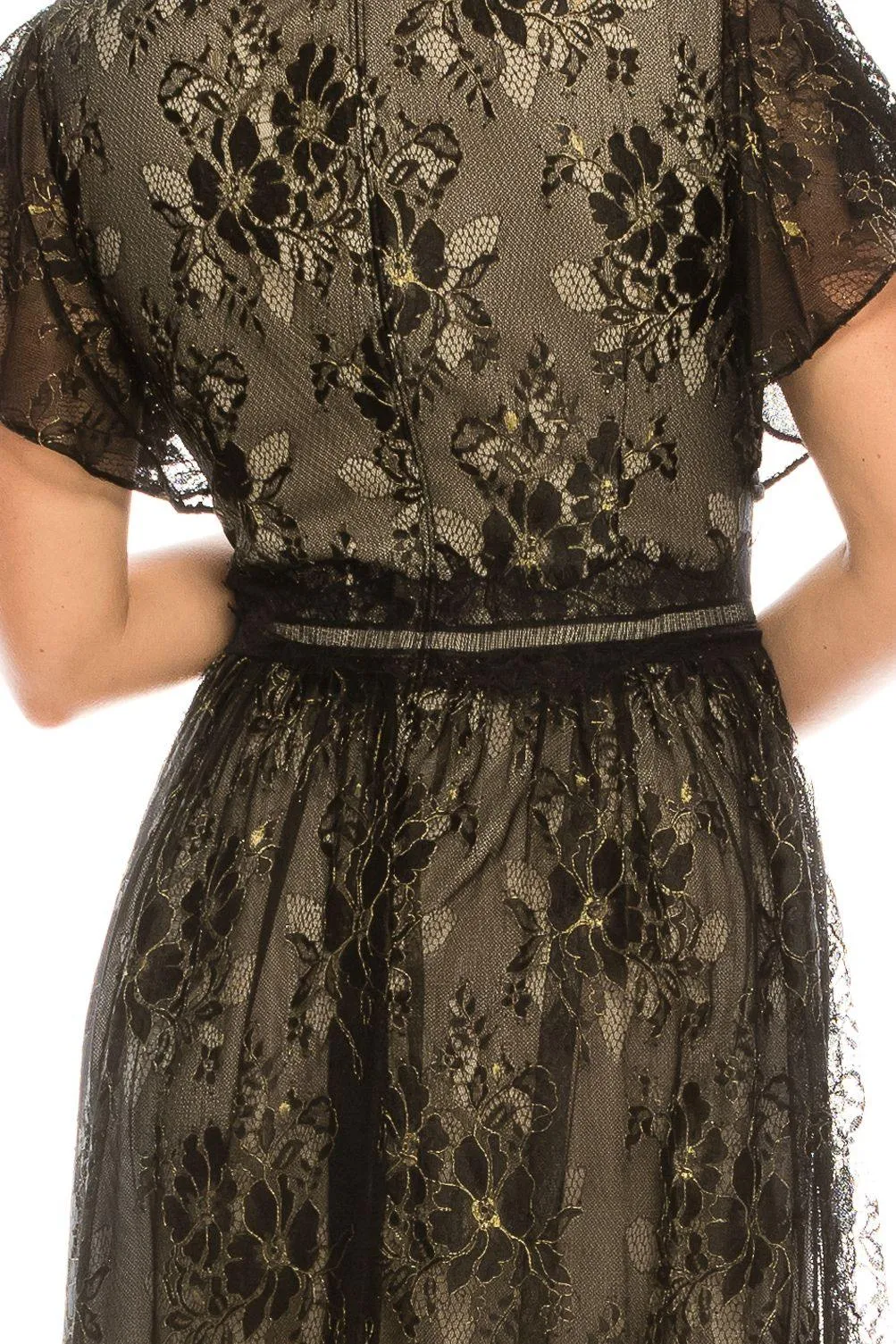 Adrianna Papell AP1E205747 Long Formal Lace Dress