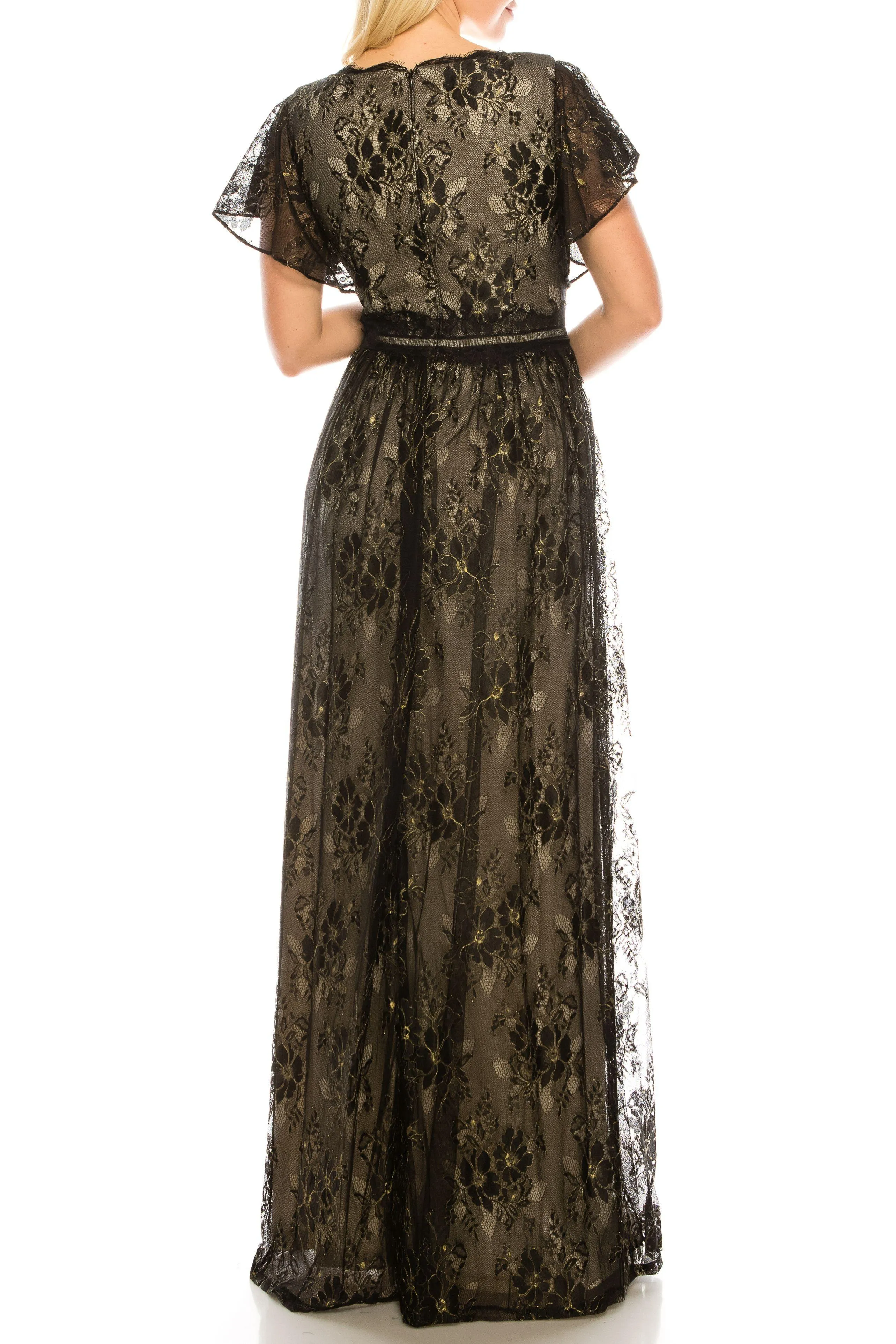 Adrianna Papell AP1E205747 Long Formal Lace Dress