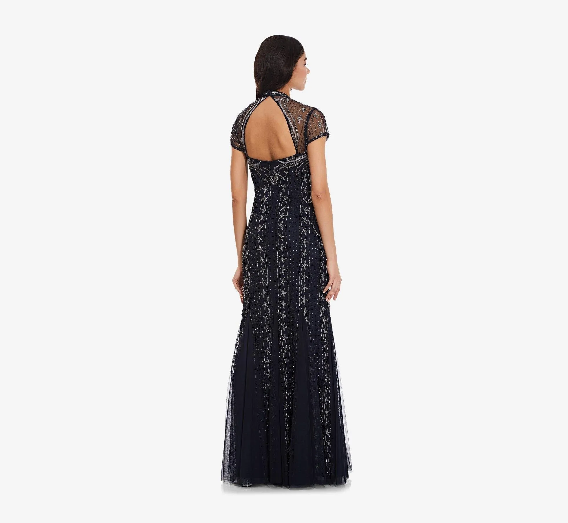 Adrianna Papell AP1E207147 Long Formal Beaded Dress
