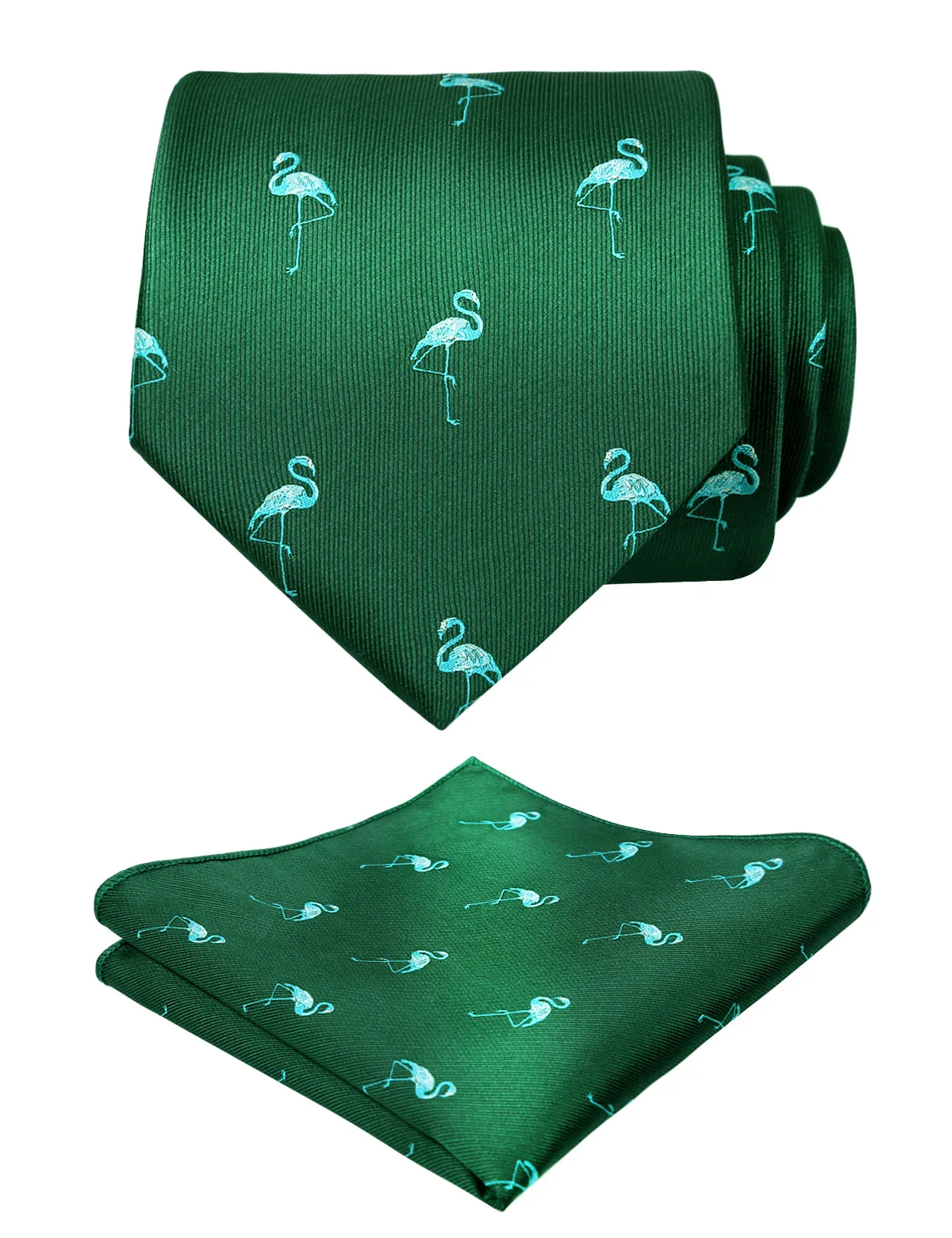Adult Regular Size Flamingo Patterned Necktie-073
