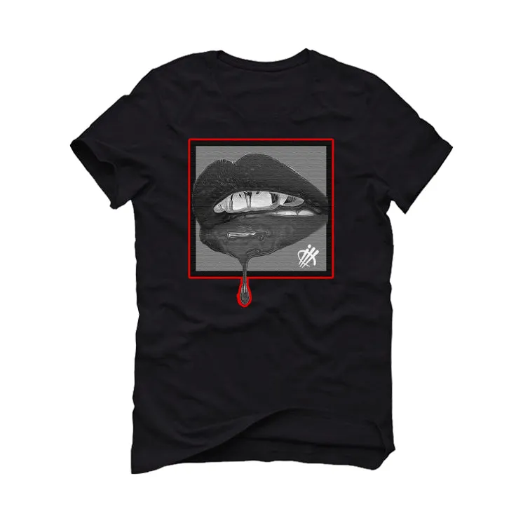 Air Jordan 4 “Black Canvas”| ILLCURRENCY Black T-Shirt (LIPSTICK)