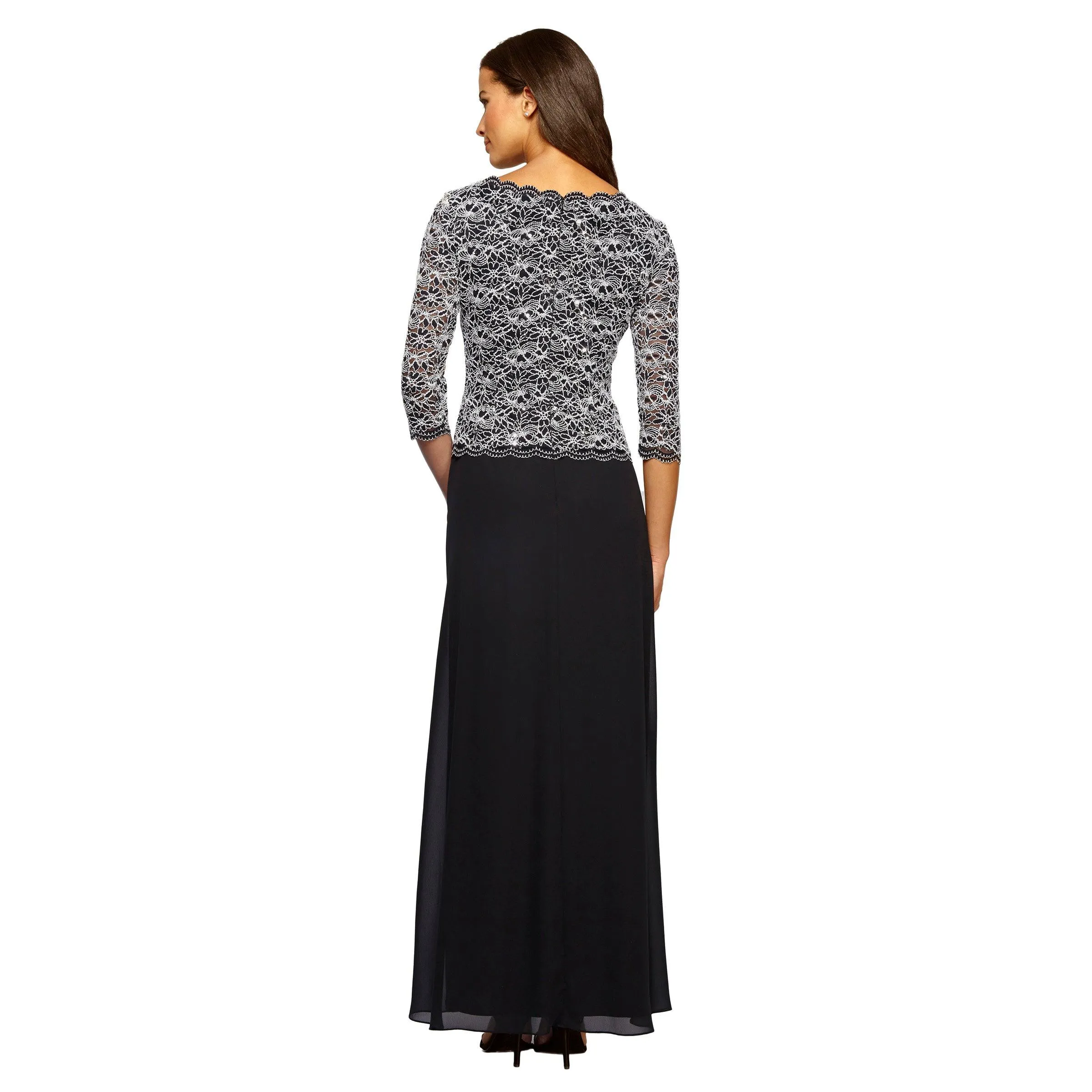 Alex Evenings AE112784 Long Mother of the Bride Dress