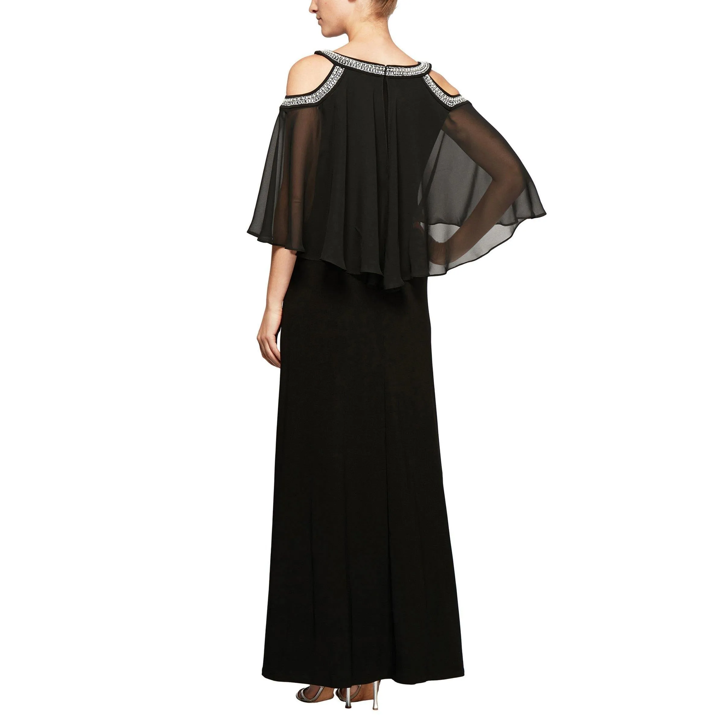 Alex Evenings AE1351319 Long Formal Popover Beaded Gown