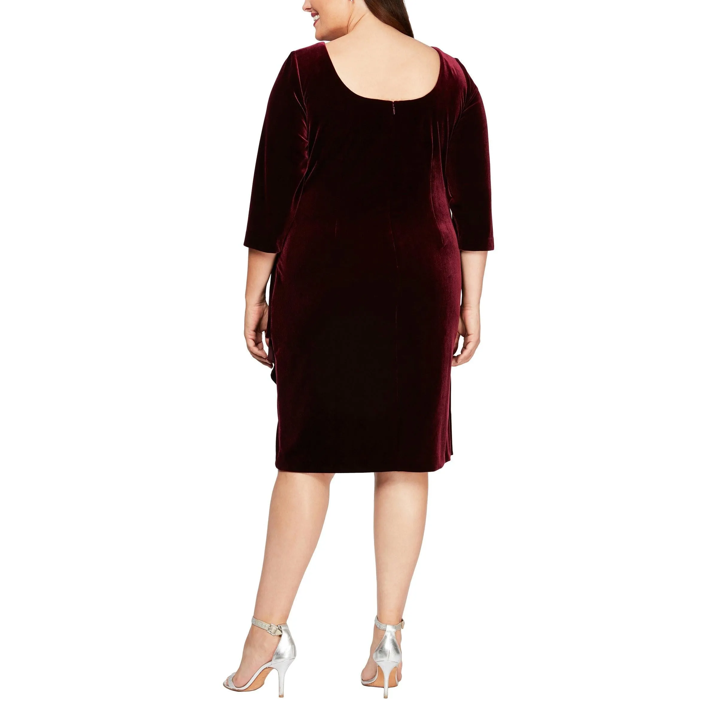 Alex Evenings AE4915268 Plus Size Short Cocktail Dress