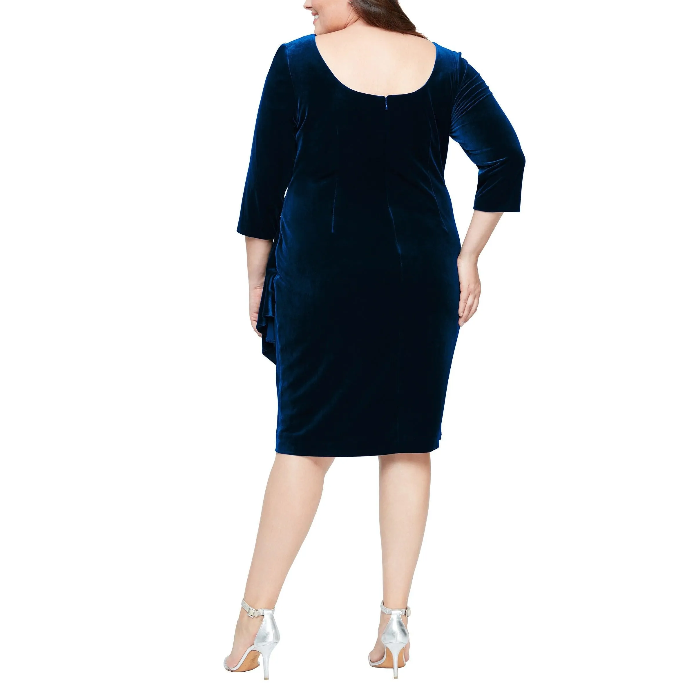 Alex Evenings AE4915268 Plus Size Short Cocktail Dress