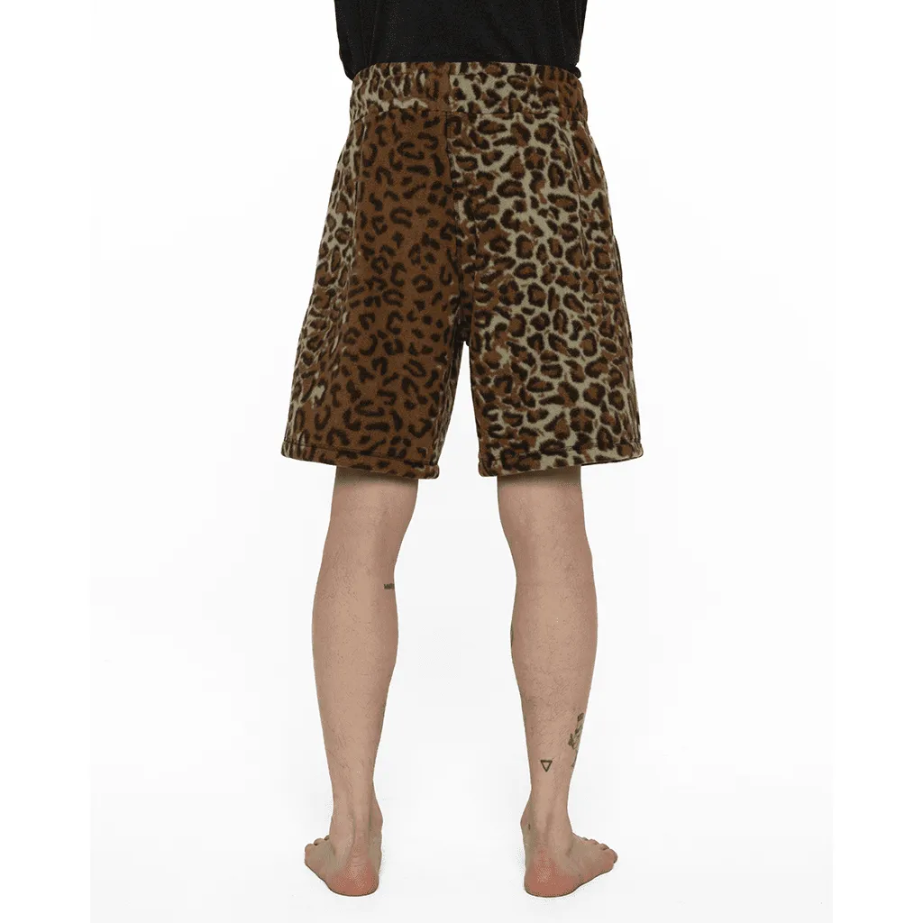 Arlie fleece shorts - Leopard