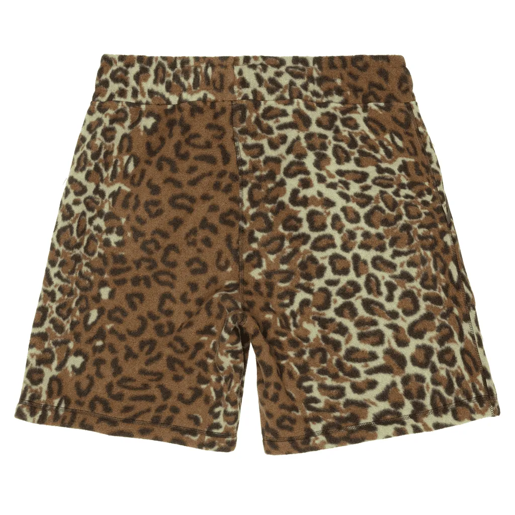 Arlie fleece shorts - Leopard