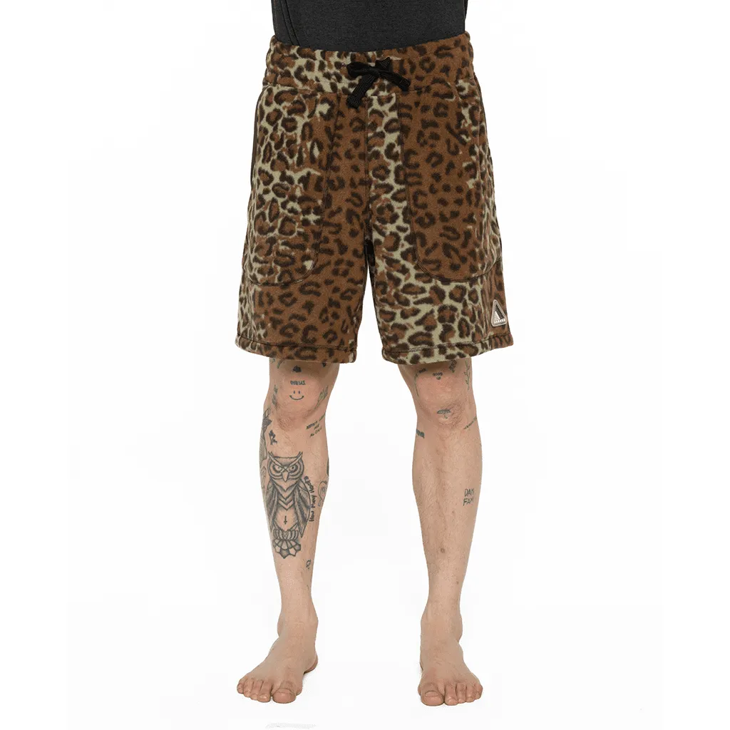 Arlie fleece shorts - Leopard