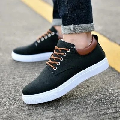 Ashley  Atmungsaktive Herren Canvas Sportschuhe