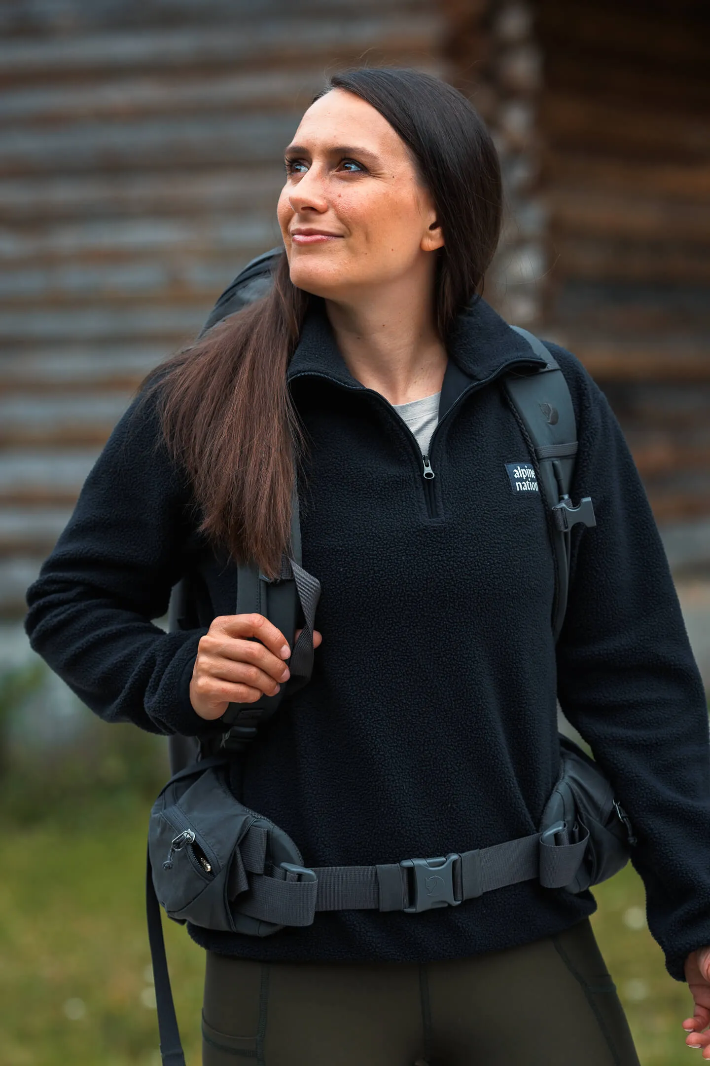 Atlas Fleece Sweater Blackout