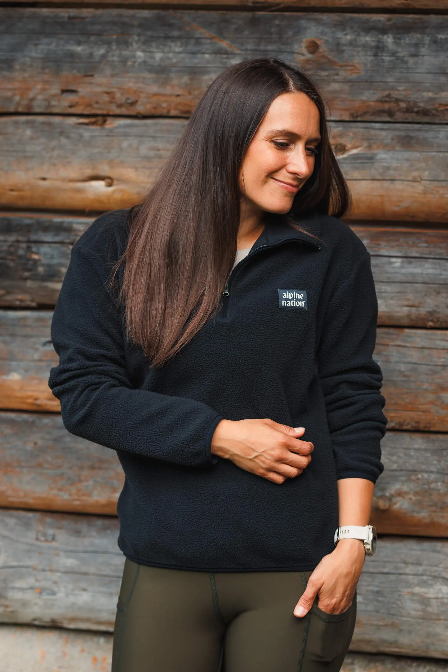 Atlas Fleece Sweater Blackout