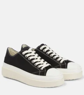 Austen Low Isabel Marant Canvas Sneakers, Black