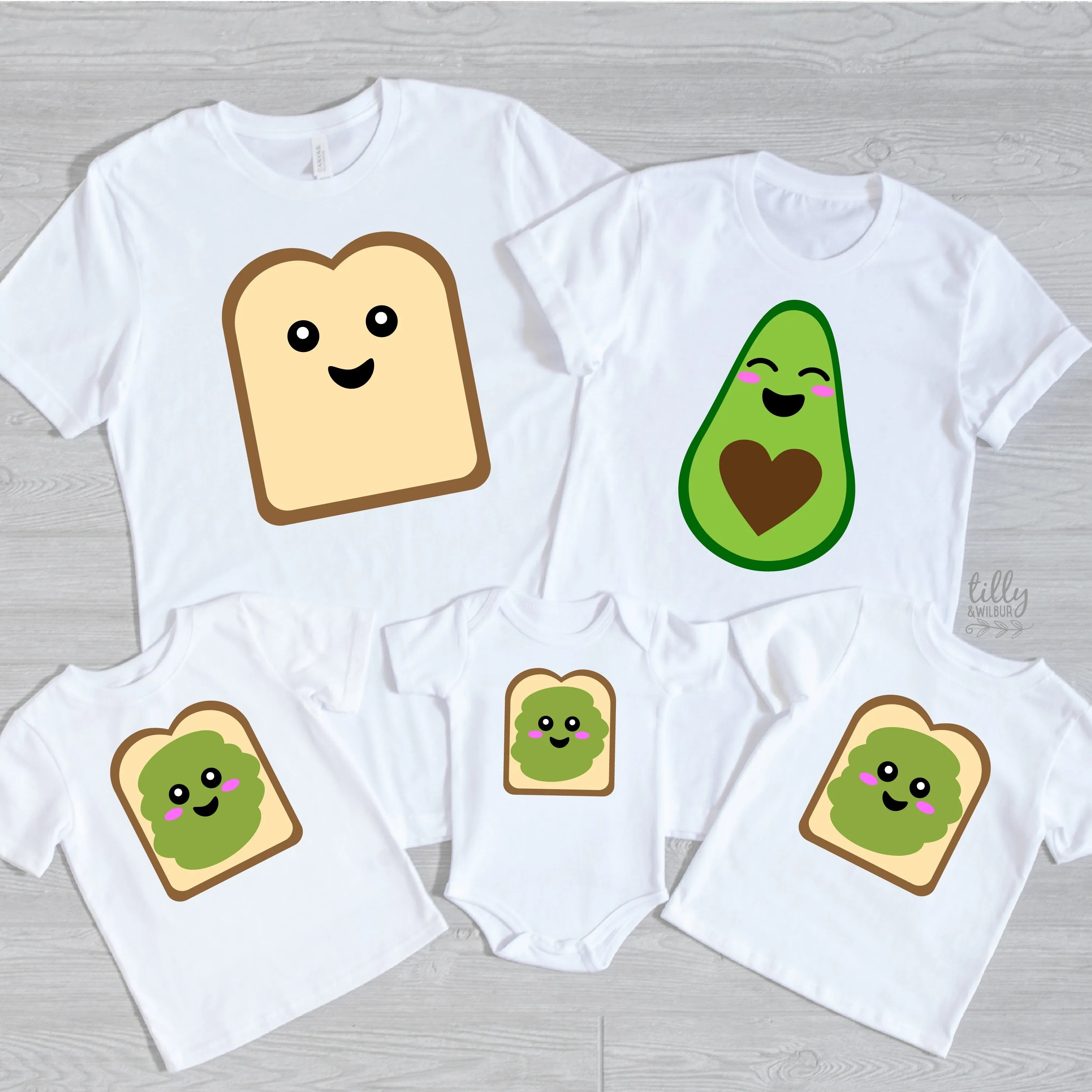 Avocado Toast Family T-Shirt