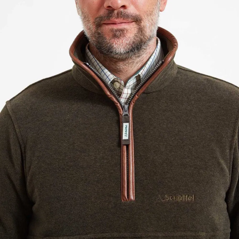 Berkeley 1/4 Zip Fleece - Dark Olive