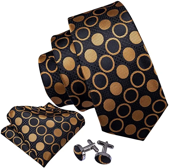 Black and Gold Polka Dot-LBW610
