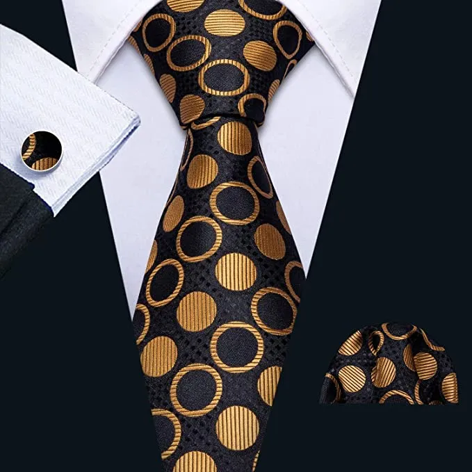 Black and Gold Polka Dot-LBW610