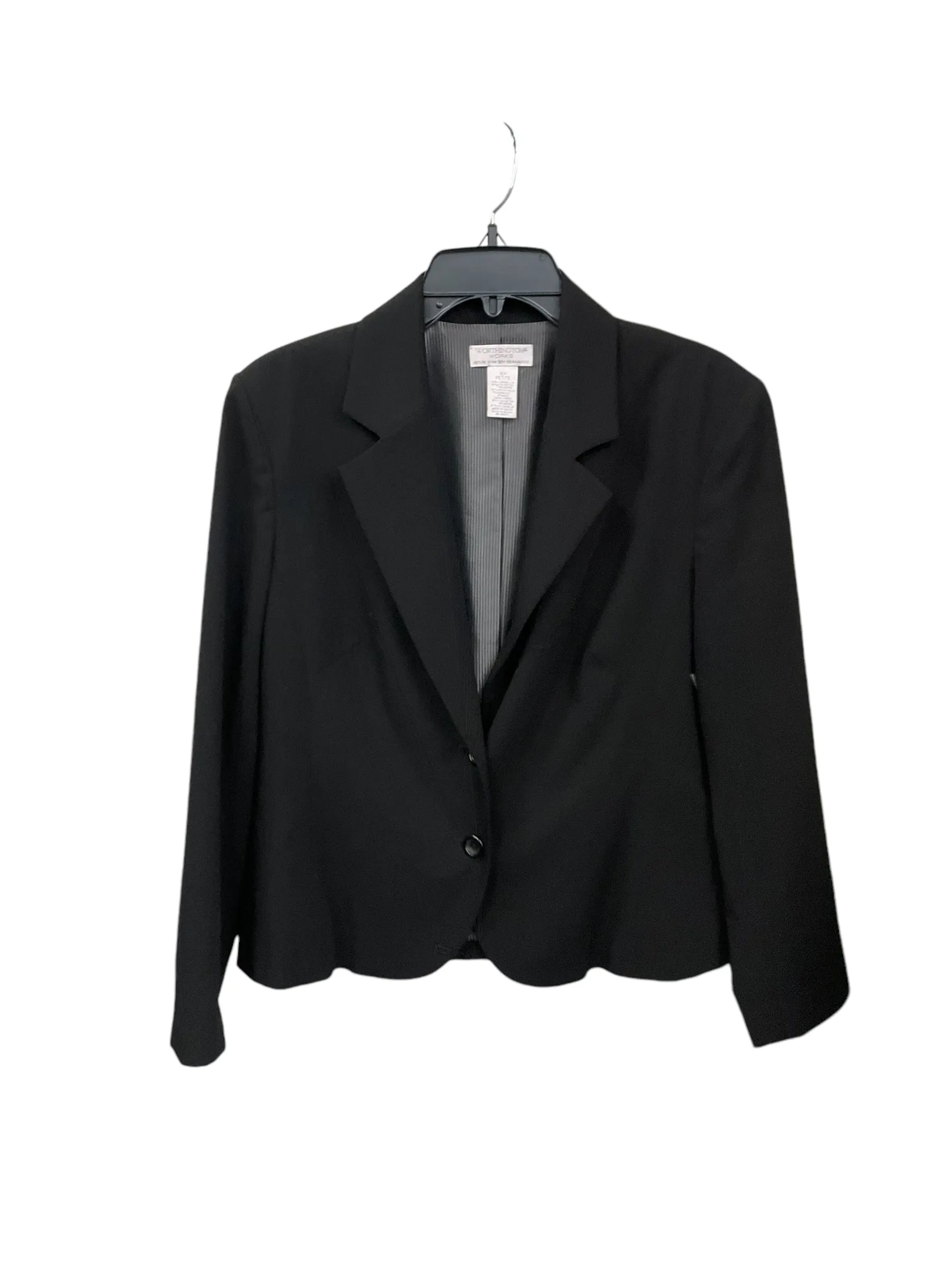 Blazer By Worthington In Black, Size: 16