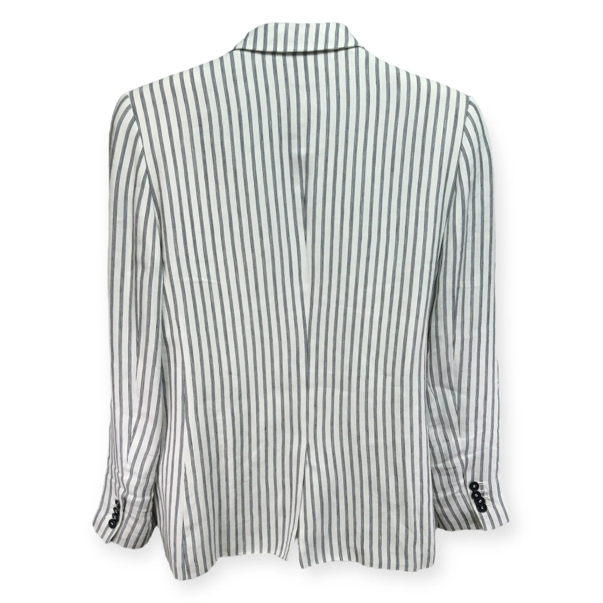 Blazer Designer By Gerard Darel In Striped Pattern, Size: Xl