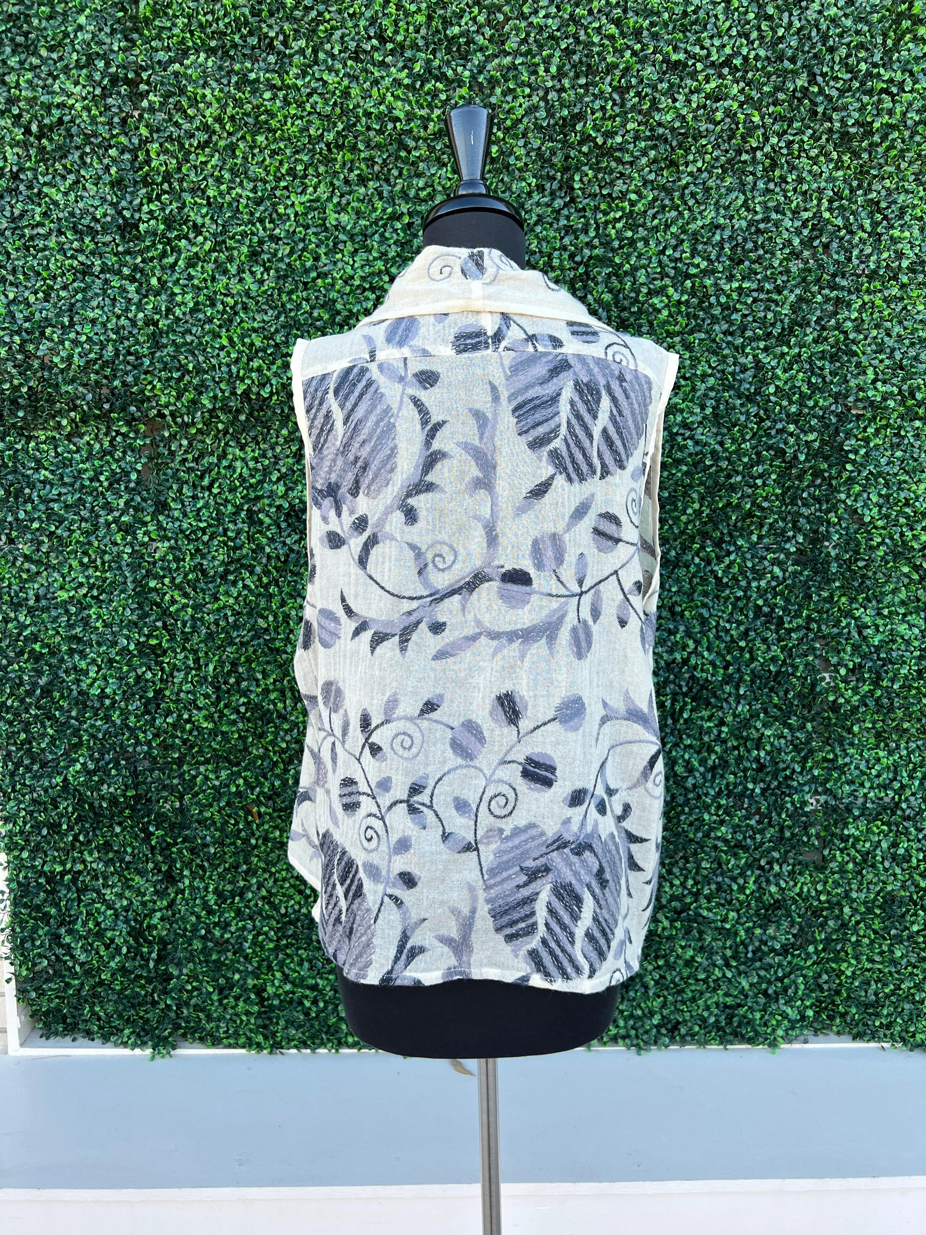 Casablanca Embroidered Vest