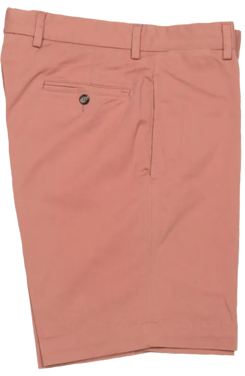 Charleston Khaki Washed Khaki Short<br>Flat Front<br>Regular Rise