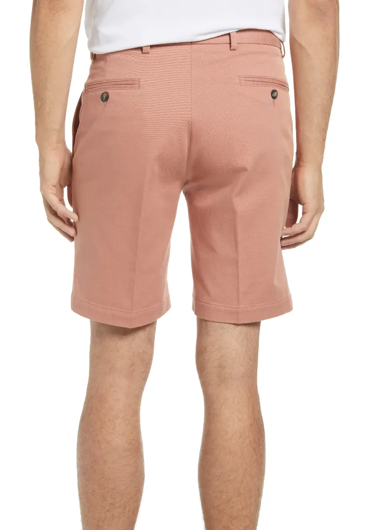 Charleston Khaki Washed Khaki Short<br>Flat Front<br>Regular Rise