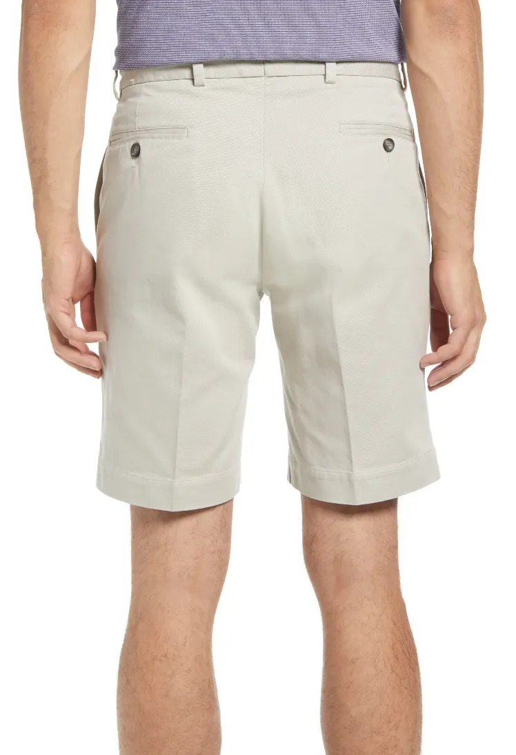 Charleston Khaki Washed Khaki Short<br>Flat Front<br>Regular Rise