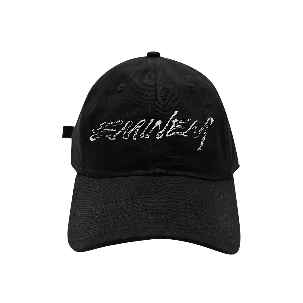 CHROME LOGO DAD HAT (BLACK)