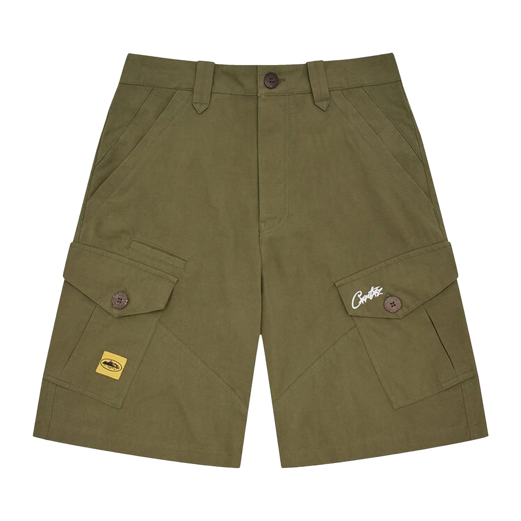 Corteiz Storm cargo shorts, khaki