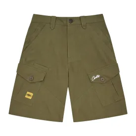 Corteiz Storm cargo shorts, khaki