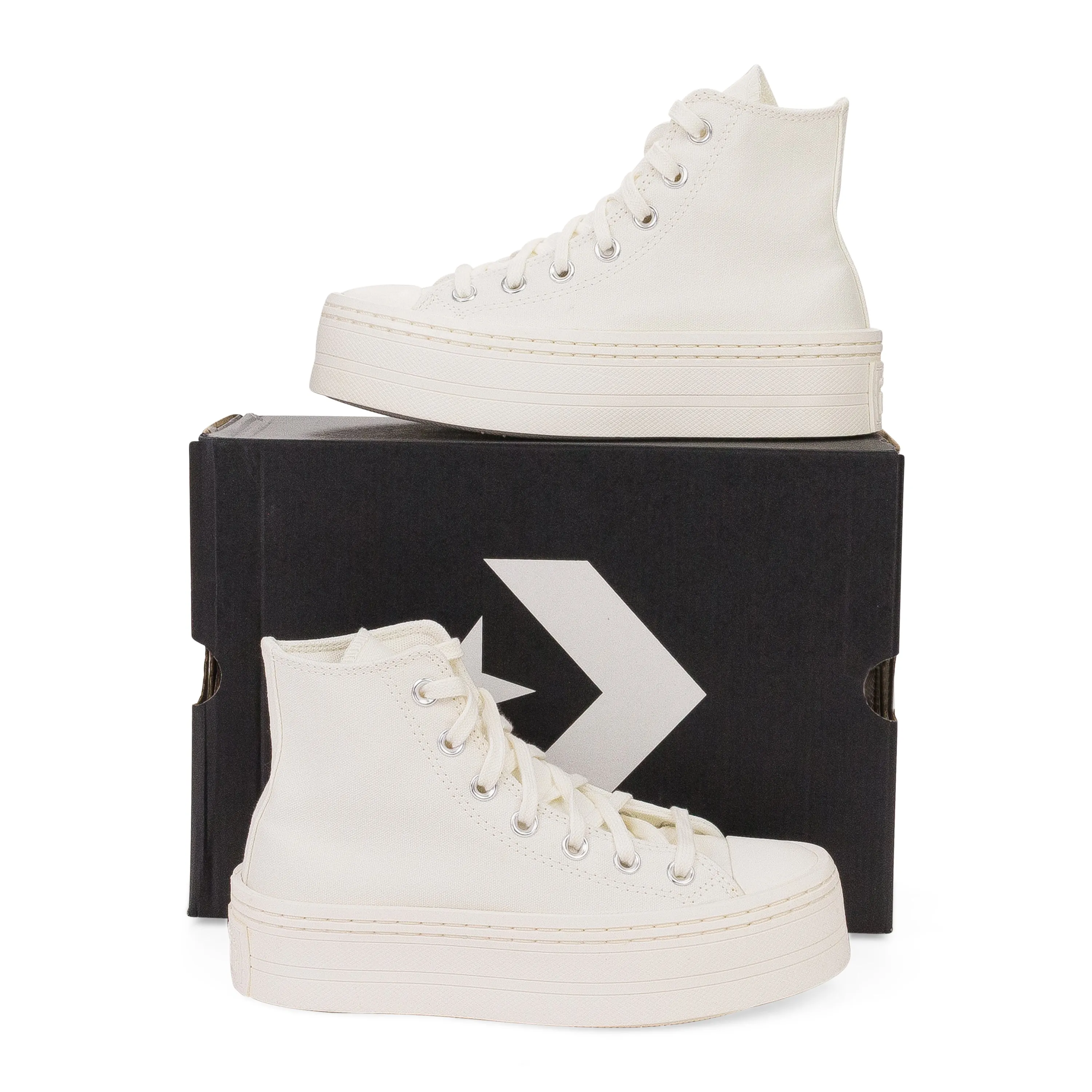 CREAM CHUCK TAYLOR ALL STAR MODERN LIFT PLATFORM SNEAKERS