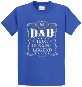 Dad Genuine Legend Printed Tee Shirt