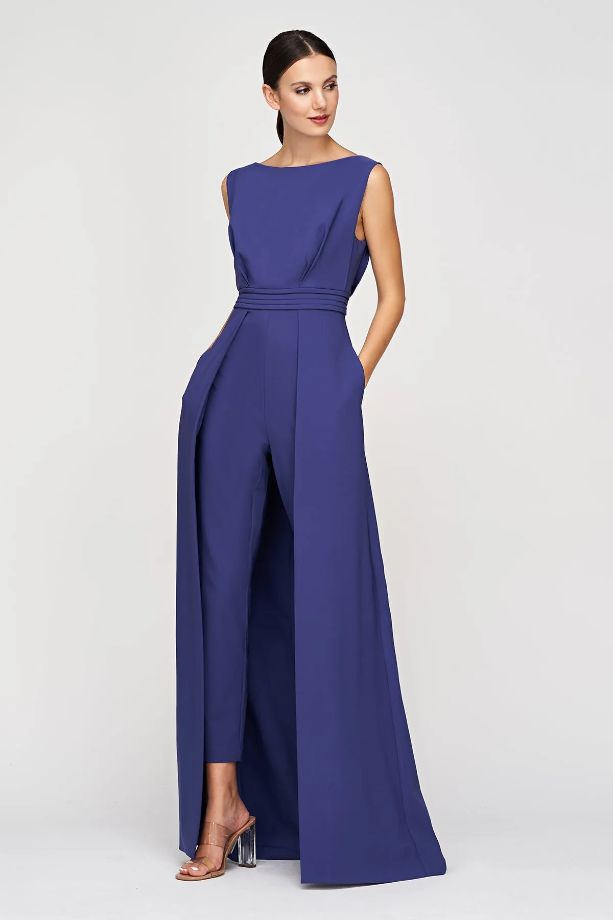 Walk-Through Jumpsuit with Demi-Inspired Design
