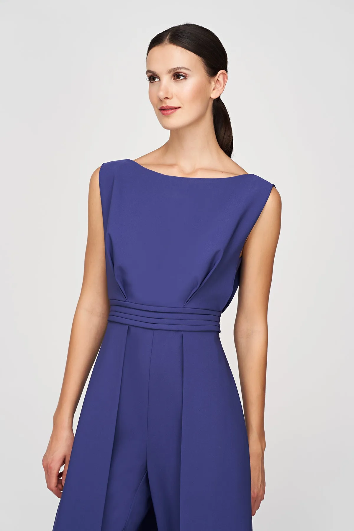 Walk-Through Jumpsuit with Demi-Inspired Design