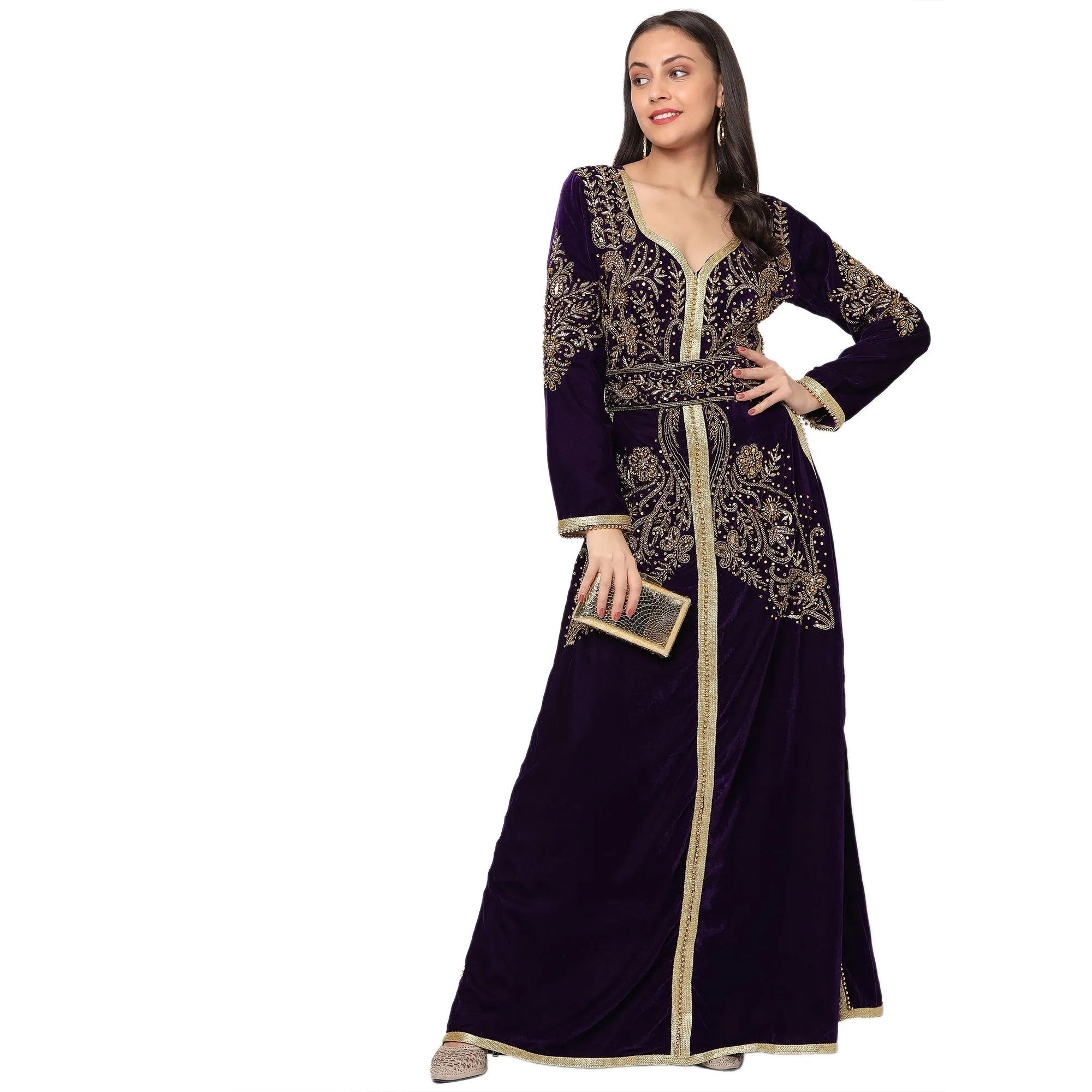 Designer Caftan Embroidered Caftan