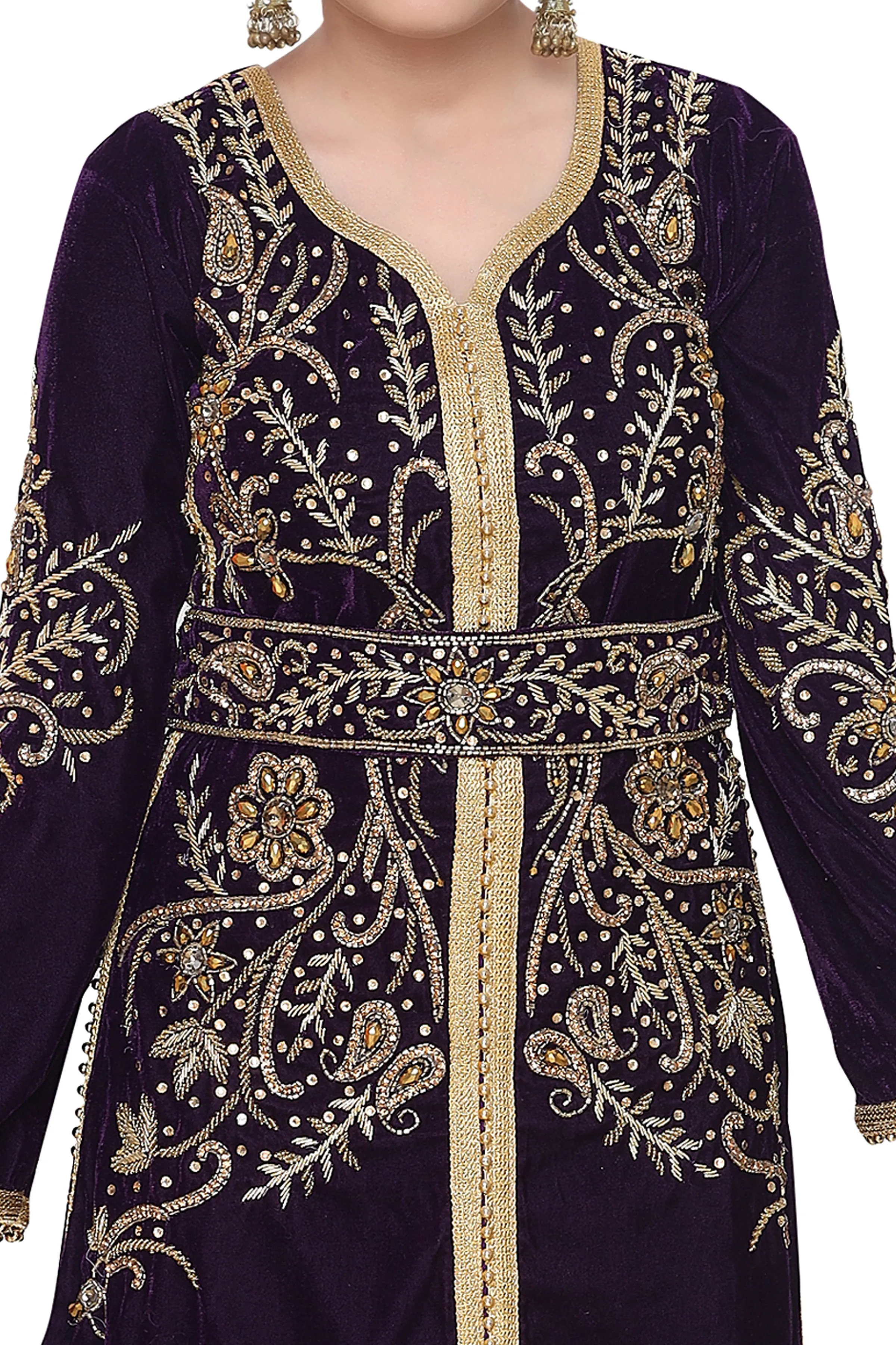 Designer Caftan Embroidered Caftan