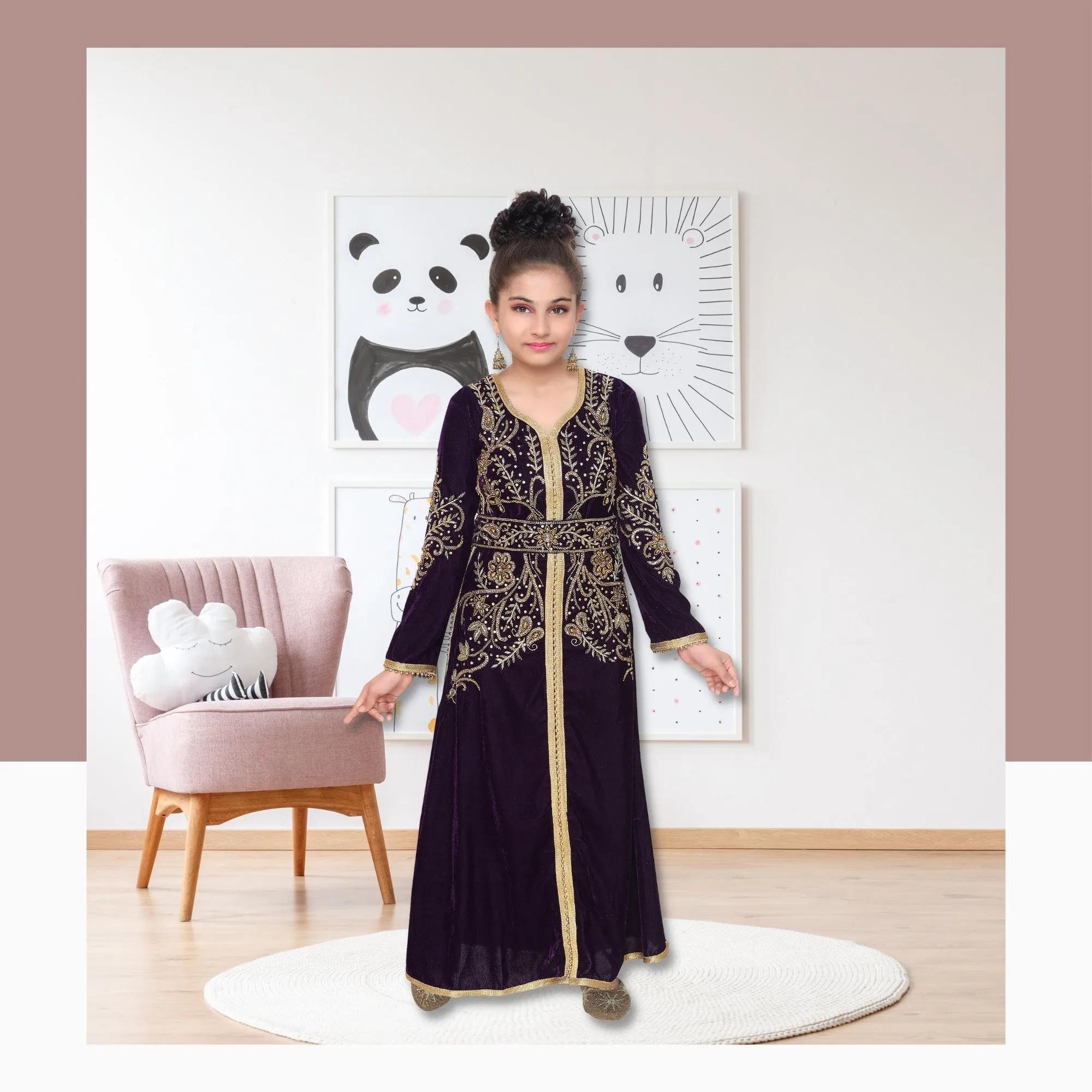 Designer Caftan Embroidered Caftan