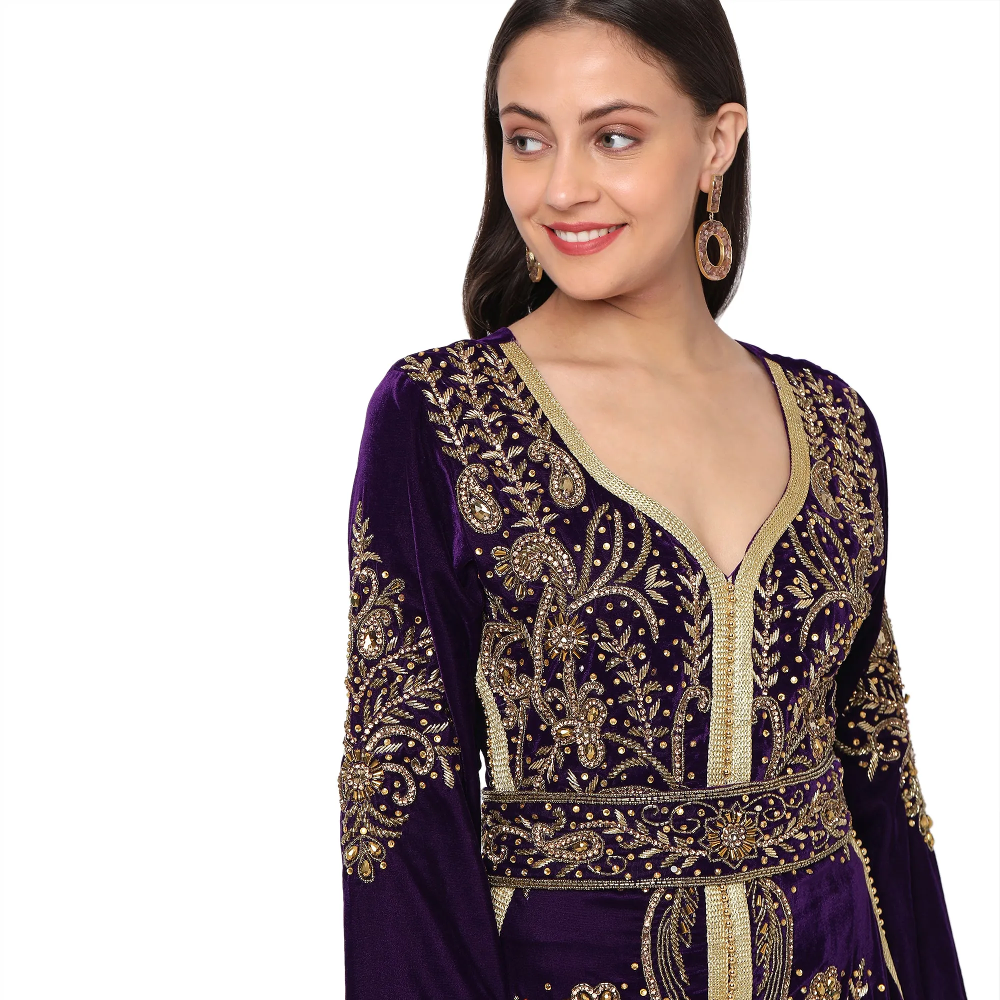 Designer Caftan Embroidered Caftan