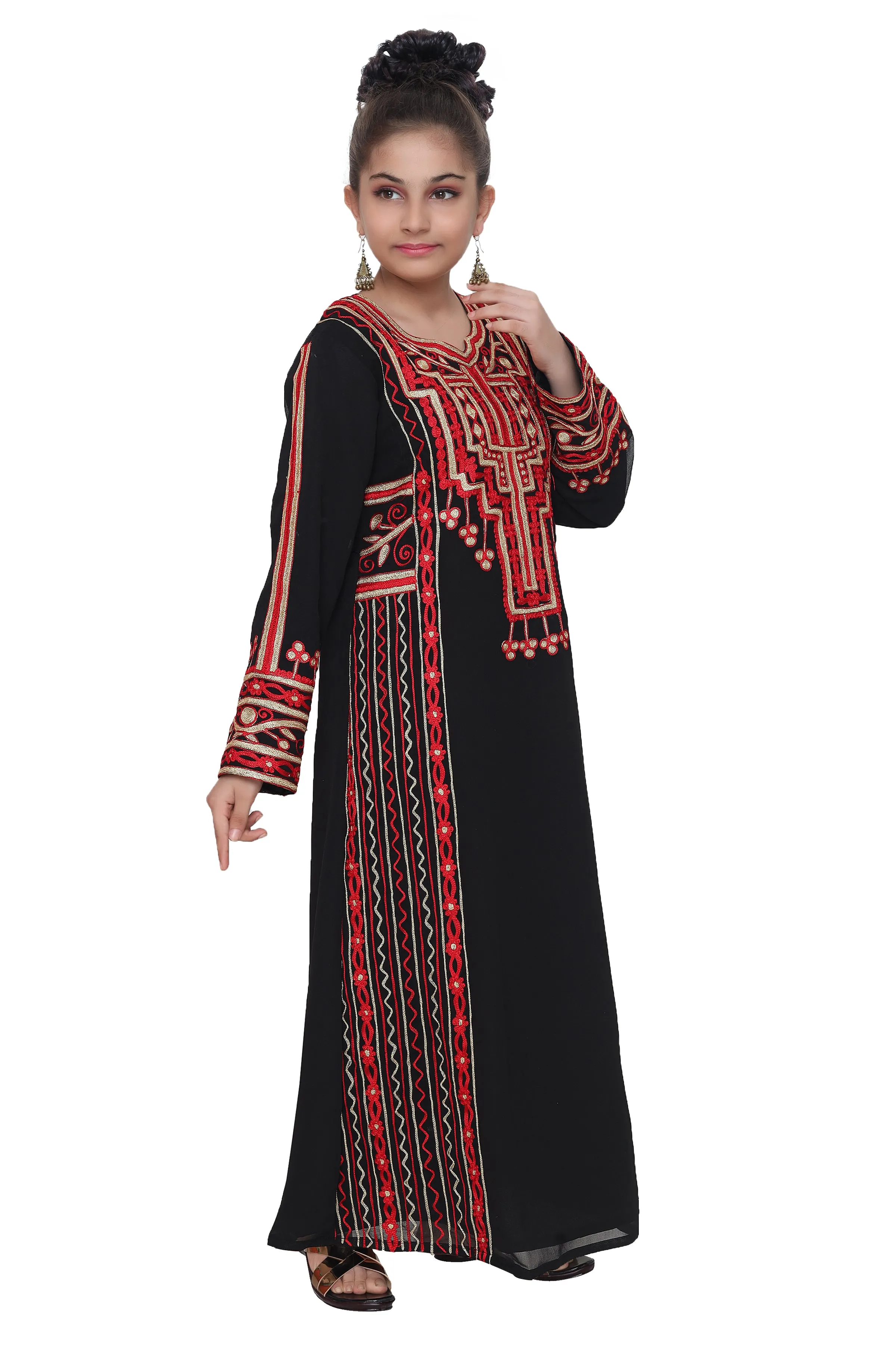 Farasha Maxi Long Sleeve Kaftan