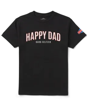 Happy Dad Arch Tee (Black)