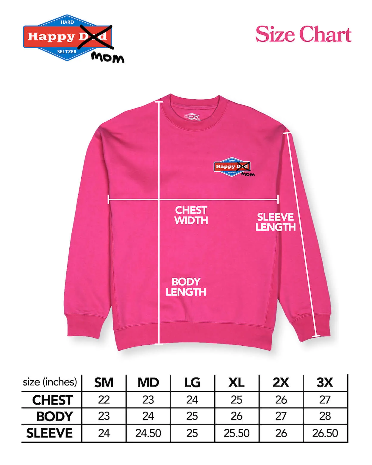 Happy Dad Happy Mom Crewneck