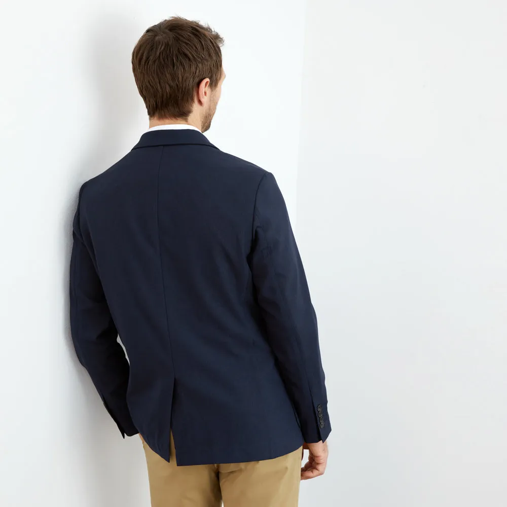 Hopsack Blazer Classic Fit - Midnight Navy