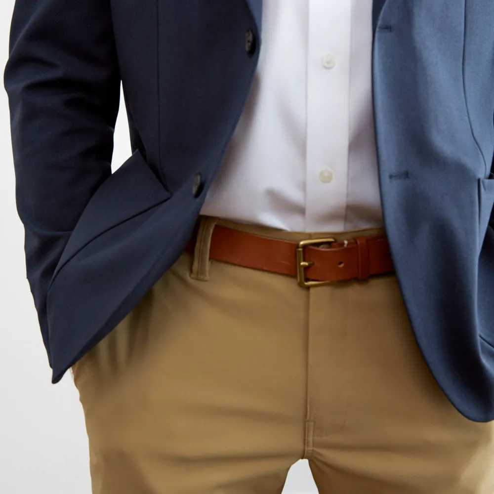 Hopsack Blazer Classic Fit - Midnight Navy