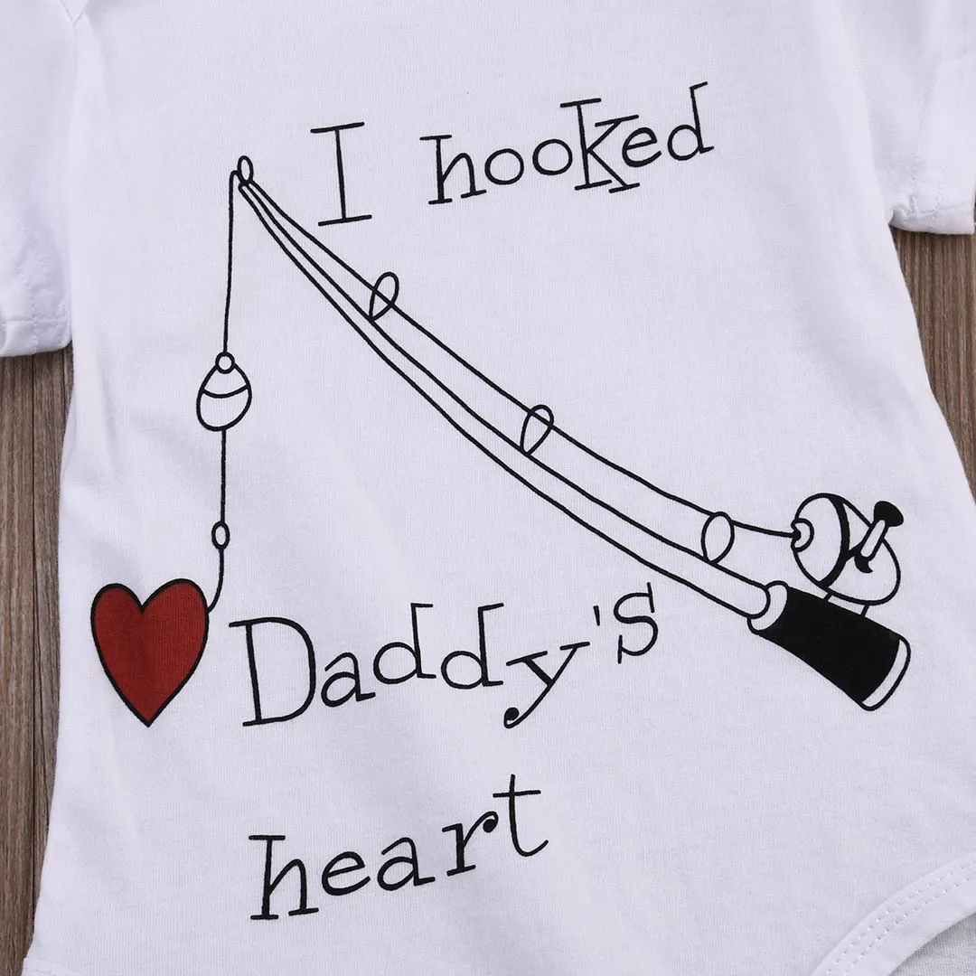 I Hooked Daddy' Onesie
