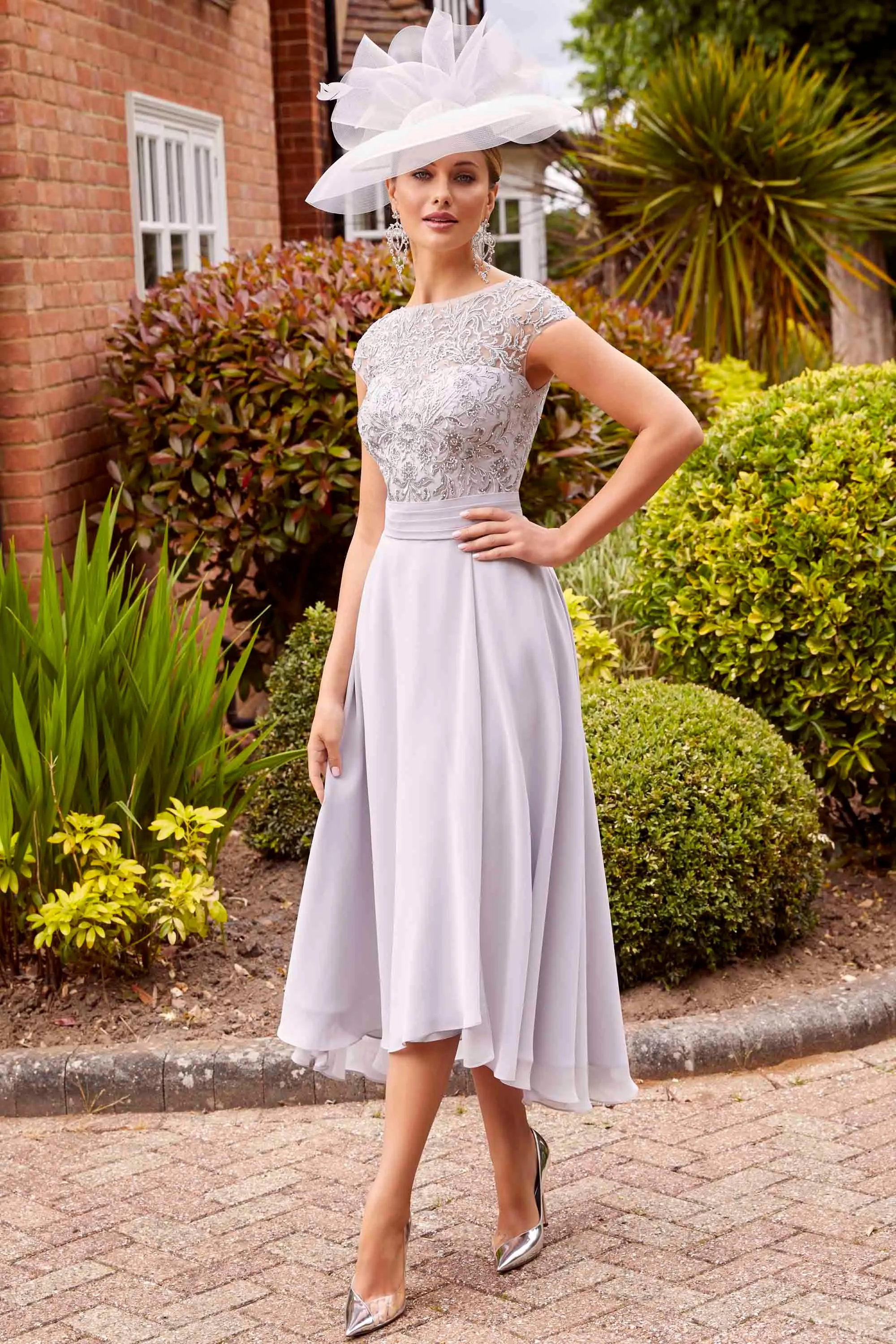 Invitations by Veni 29811A Silver Dress