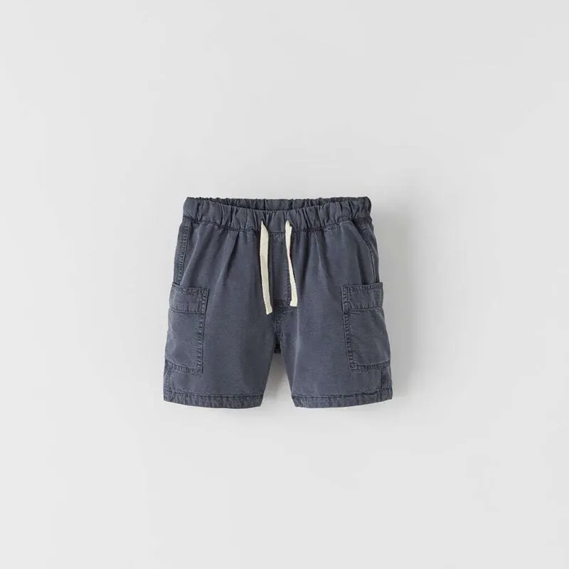 Jean Shorts With Flower