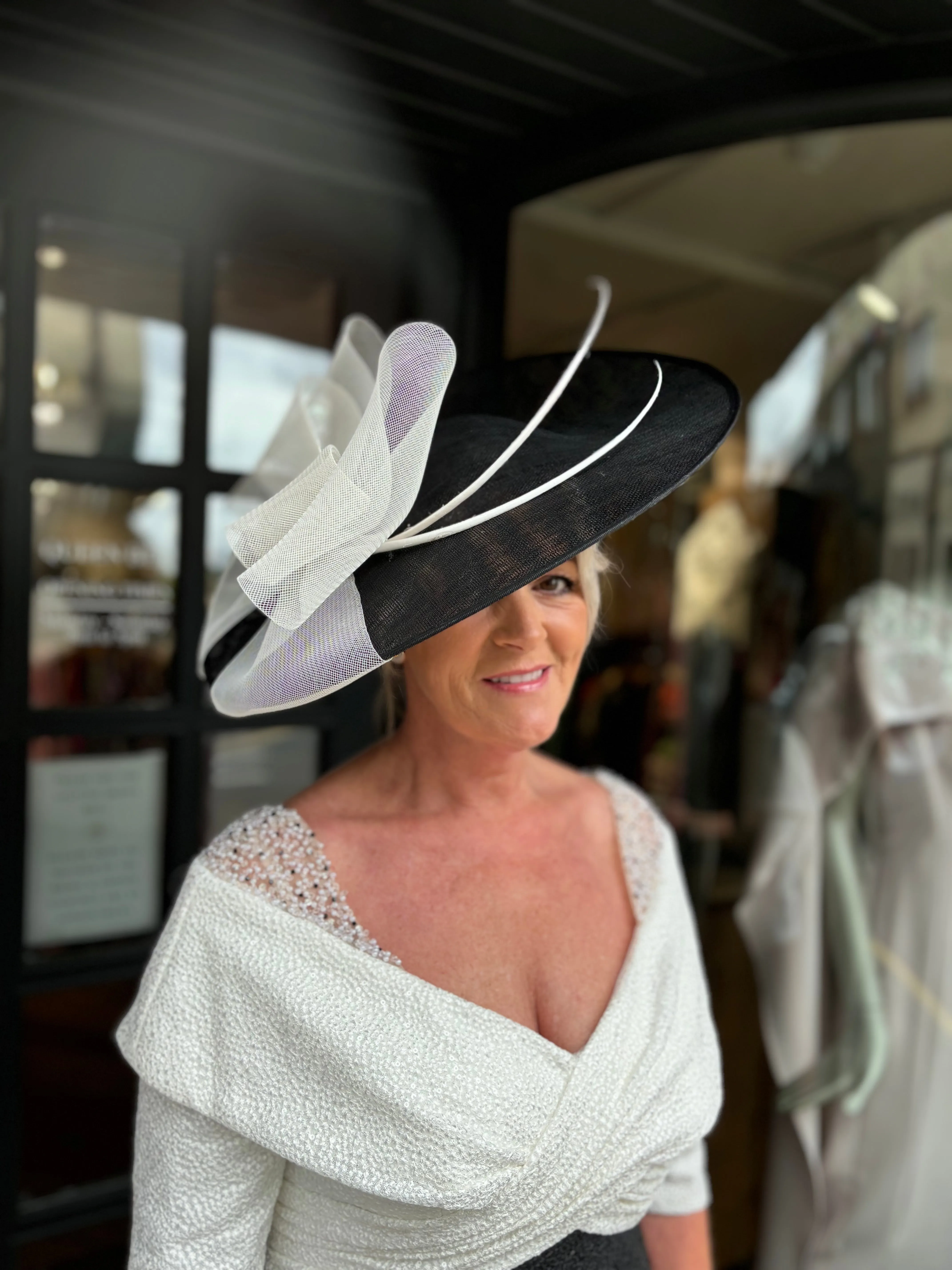 Elegant Black and Ivory John Charles 29155BP Dress for Special Occasions
