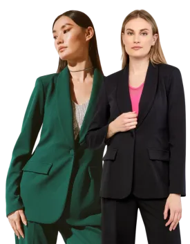 JOSEPH RIBKOFF Shawl Collar Classic Blazer